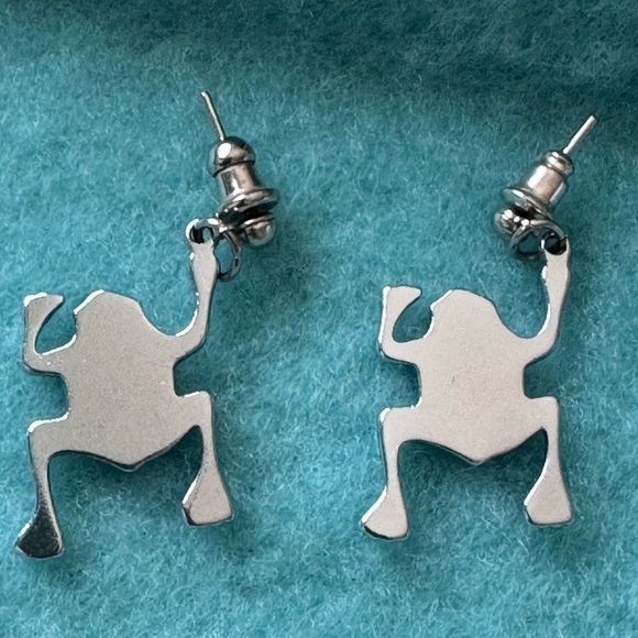 Kids Frog Earrings - Picture 2 of 5
